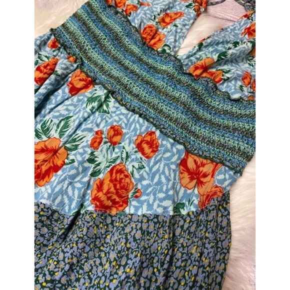 Free People Gabriela Slip Backless Floral Dress - Picture 11 of 16